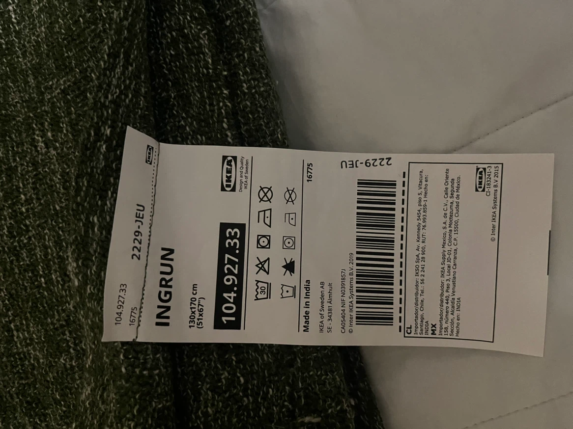 IKEA INGRUN Throw Blanket - photo 3