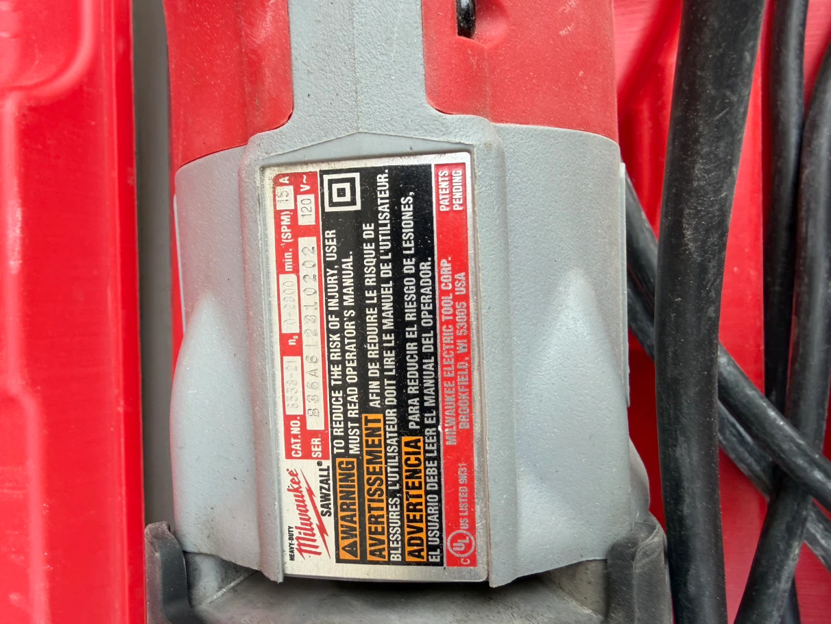 Milwaukee Orbital Super Sawzall 6538-21 - photo 2