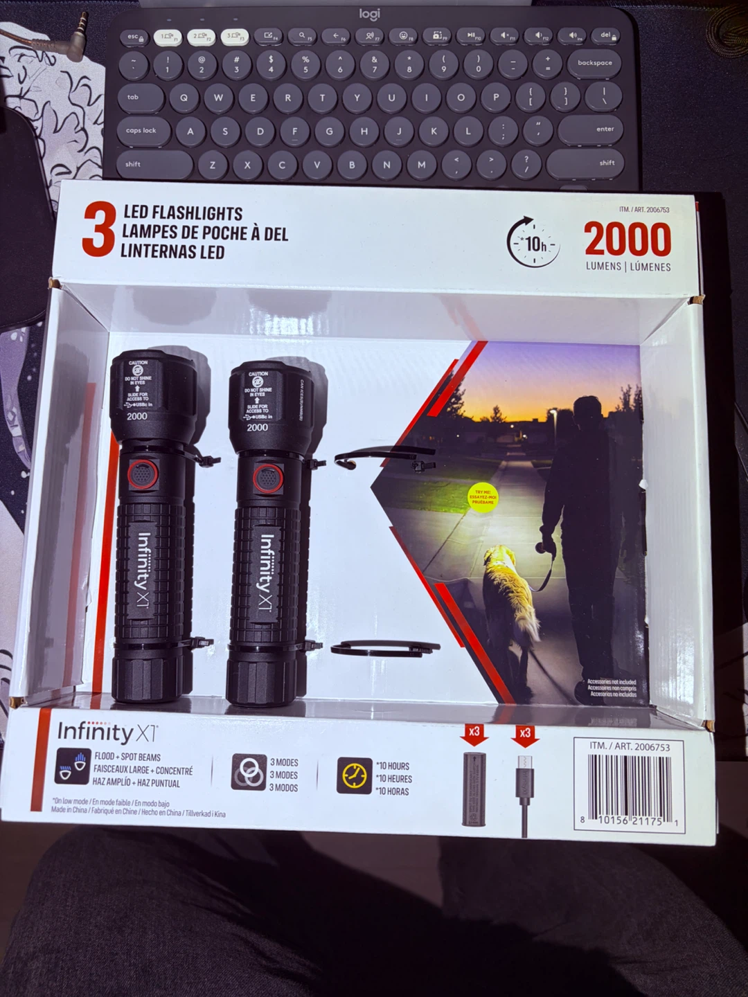 Infinity X1 LED Flashlight Set (2 Pack) (Brand New)