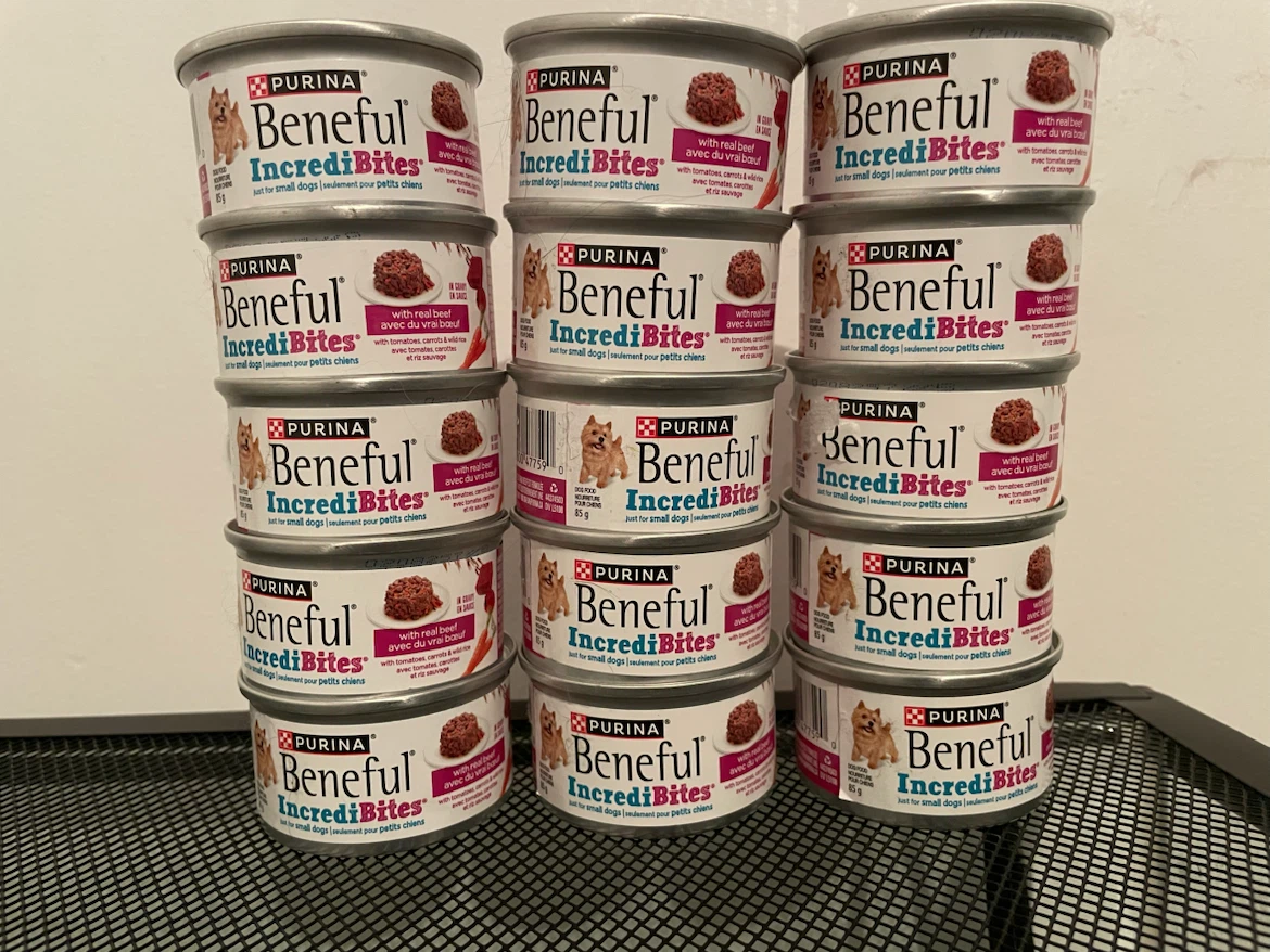 15 Cans Beneful Wet Dog Food Lot