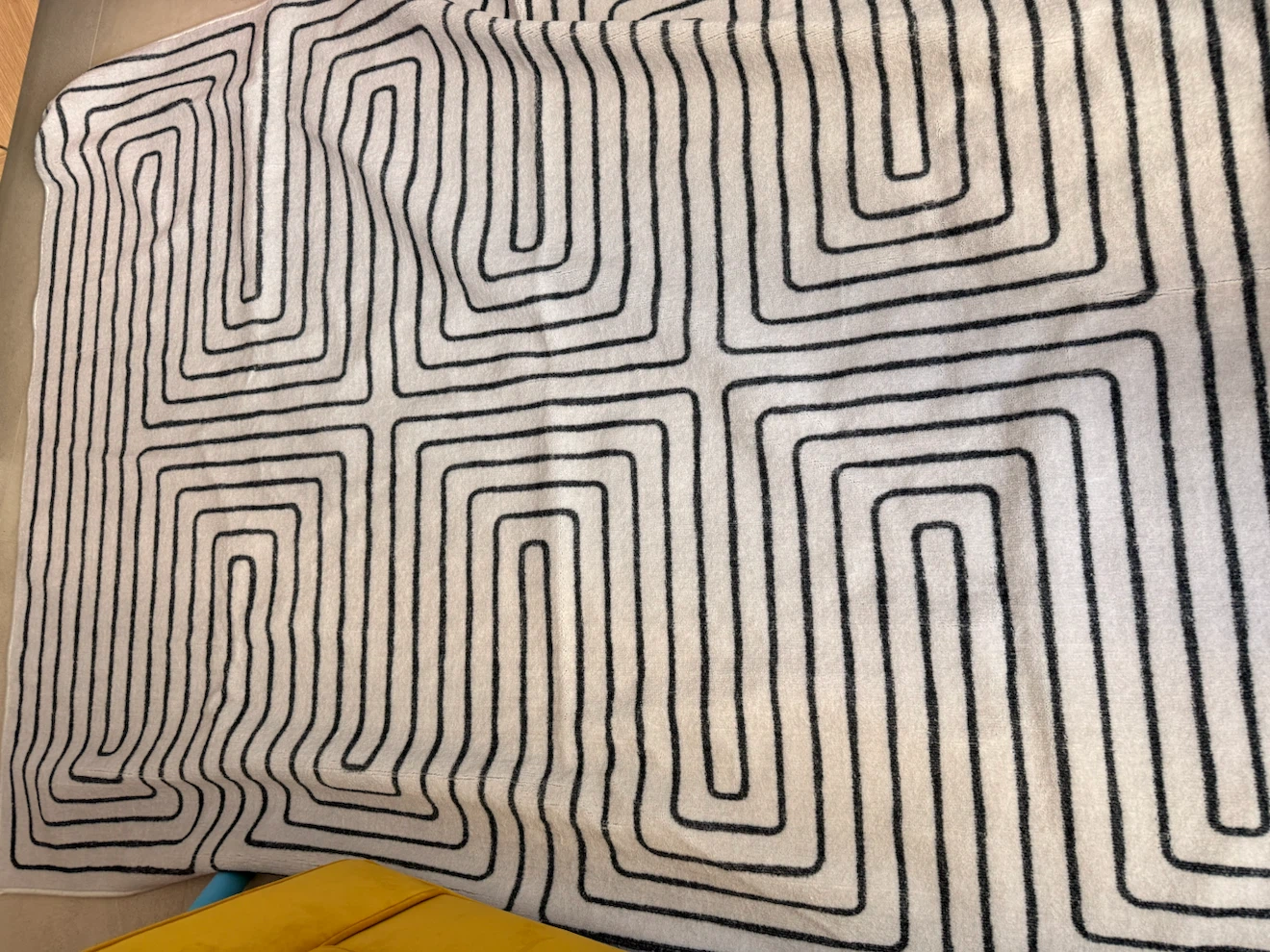 Jonathan Adler Labyrinth Rug 5'x7' | Black & Ivory - photo 2