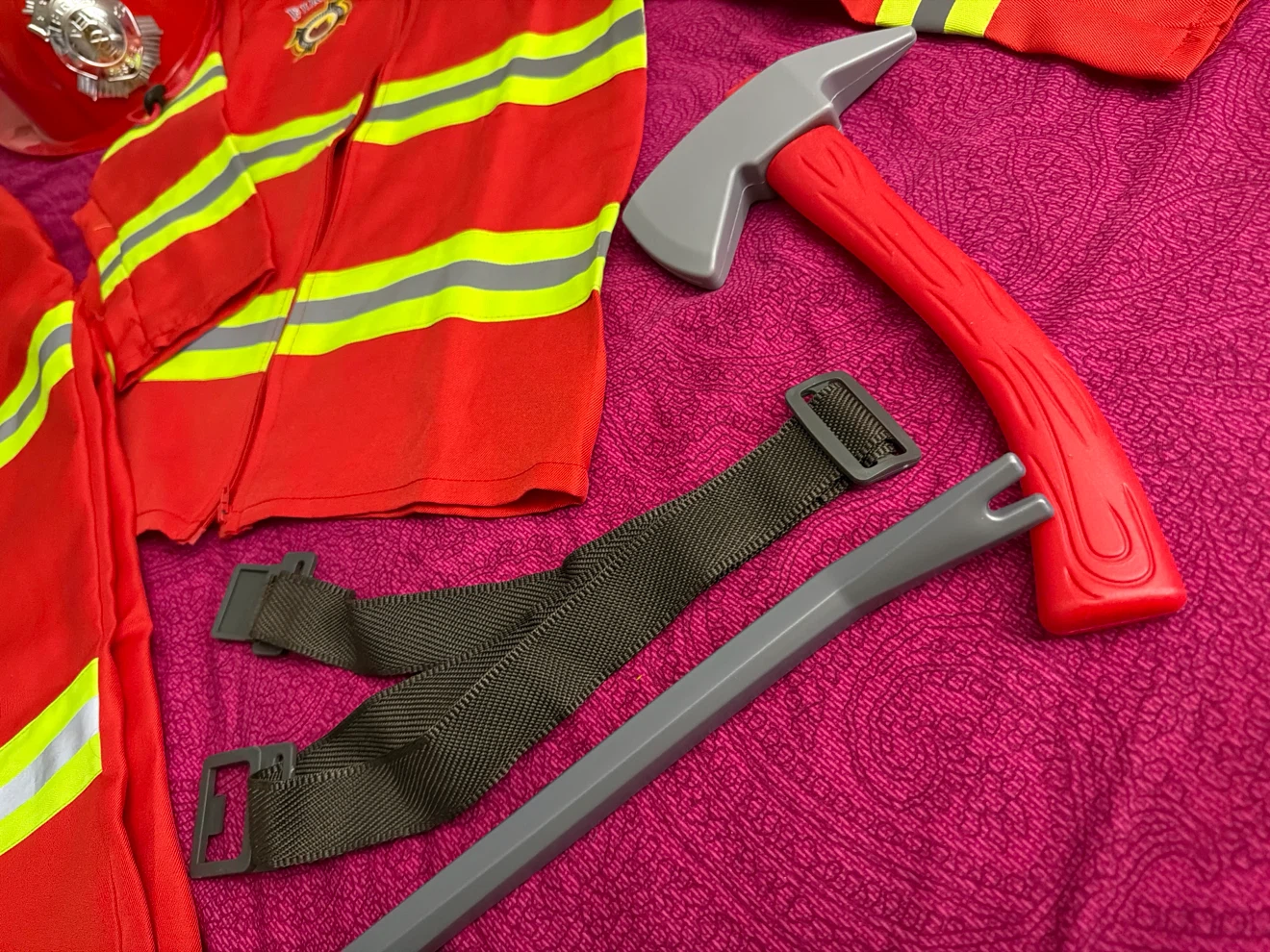 Kids Firefighter Halloween Costume Set - photo 3