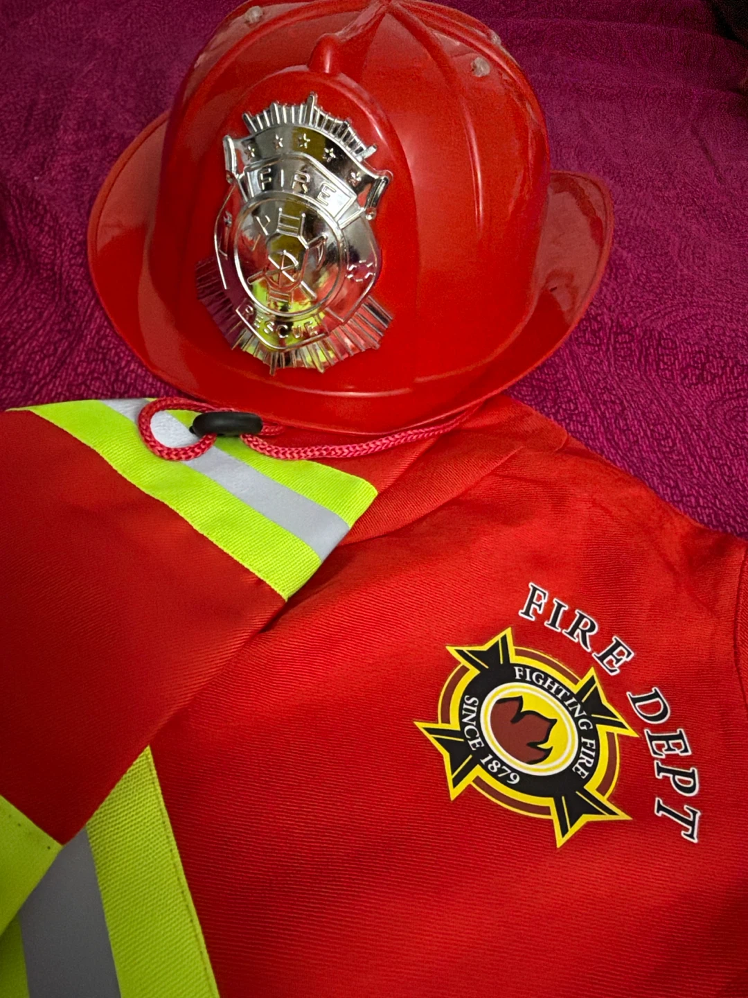 Kids Firefighter Halloween Costume Set - photo 4