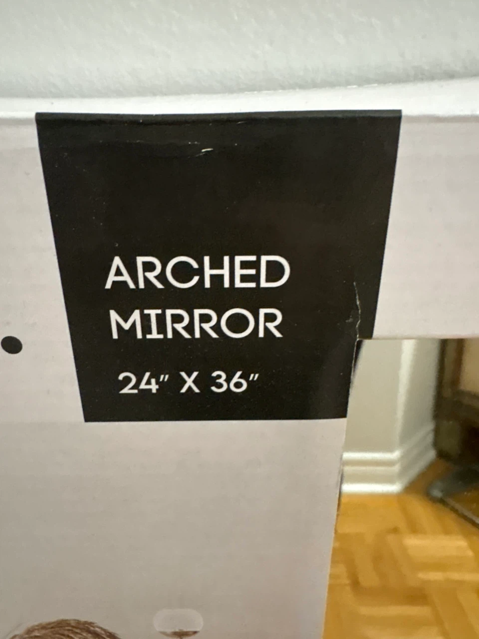 2 - Arched Mirror 24”x36” - photo 2