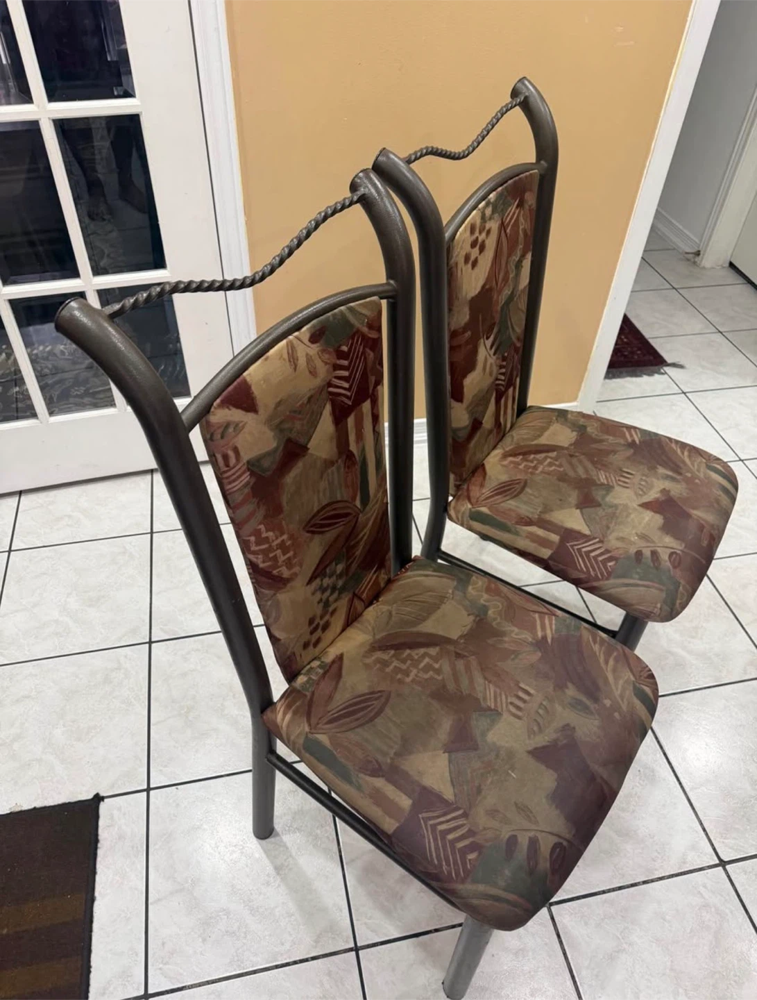 Set of six Metal Dining Chairs - photo 3