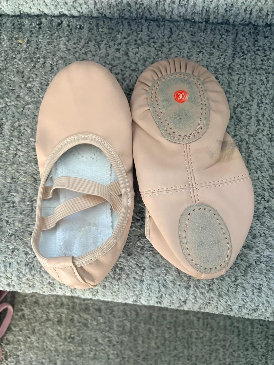 Pink Ballet Slippers Size 30