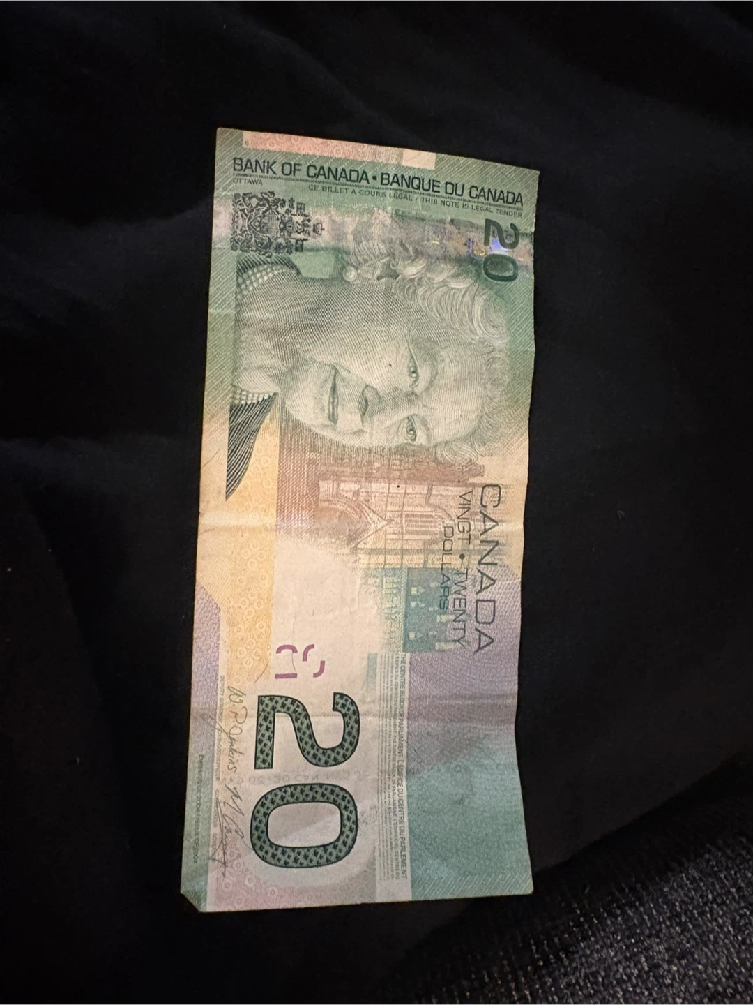 Bank of Canada Twenty Dollar Bill