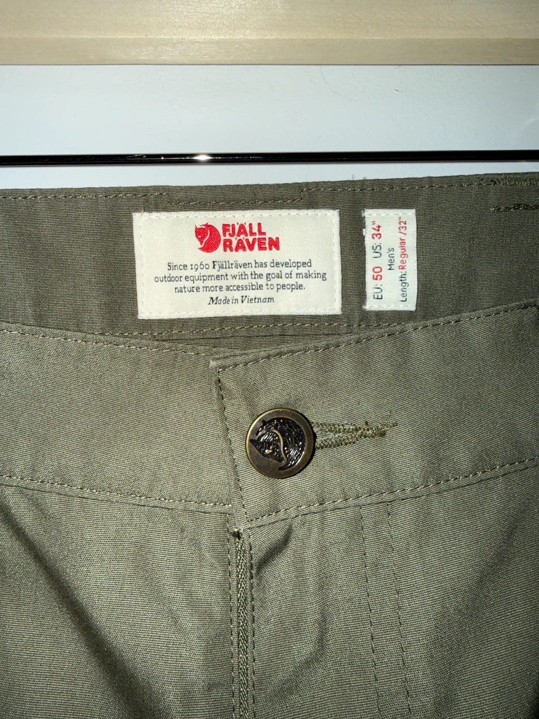 Fjallraven VIDDA PRO TROUSERS - Size 34” Men’s - NEW - photo 4