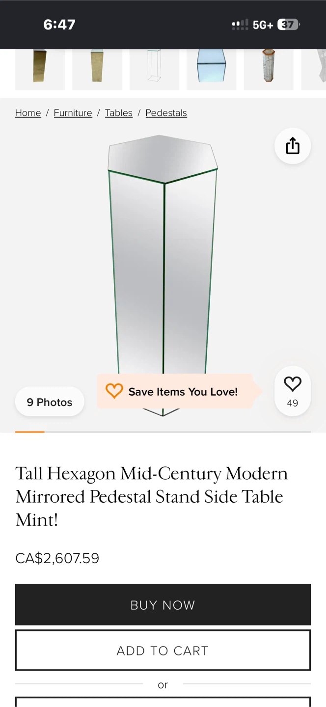 Mirror and mirror Stand - photo 3