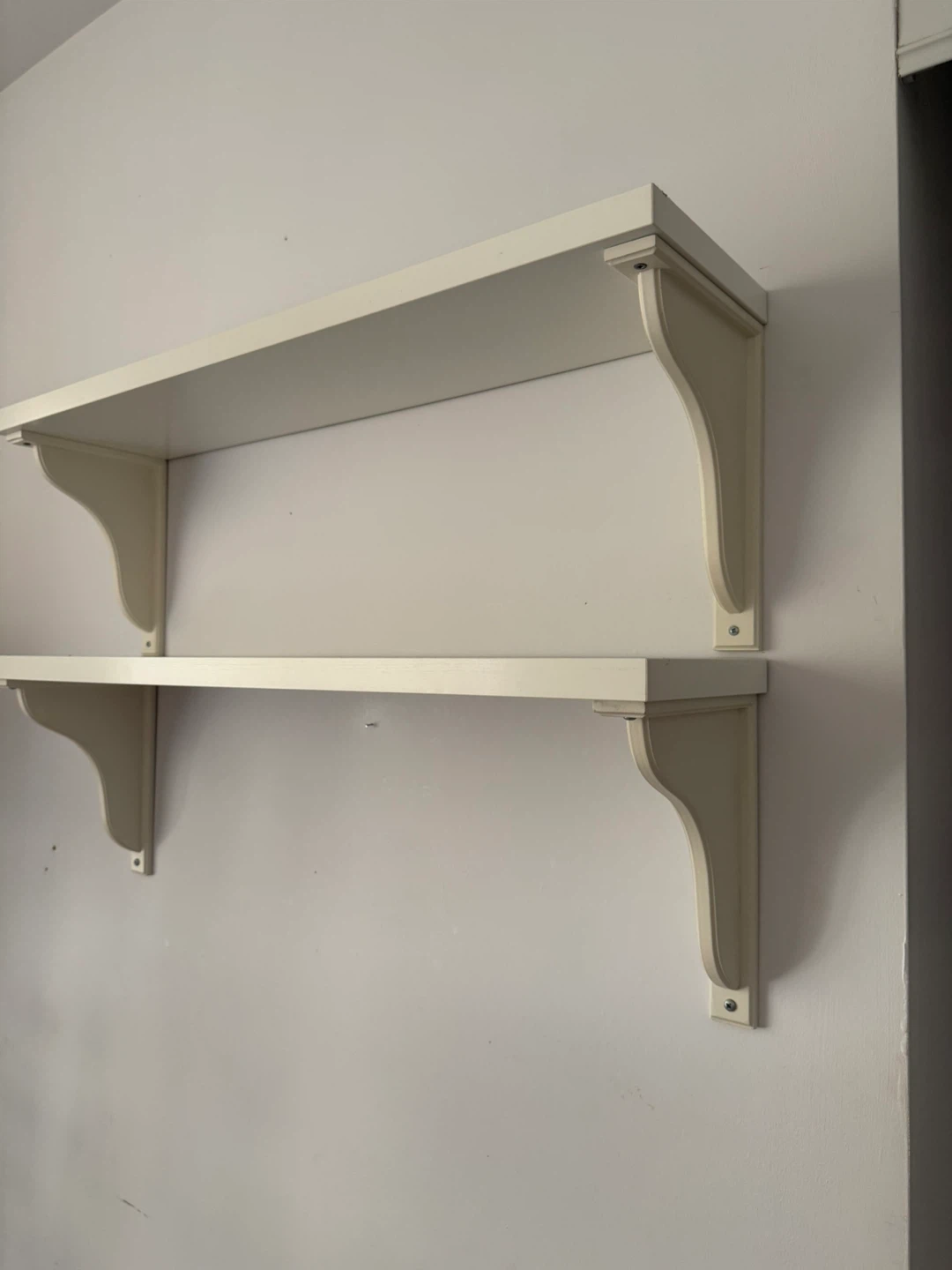 Set of Two Wall-Mounted Shelves (IKEA)