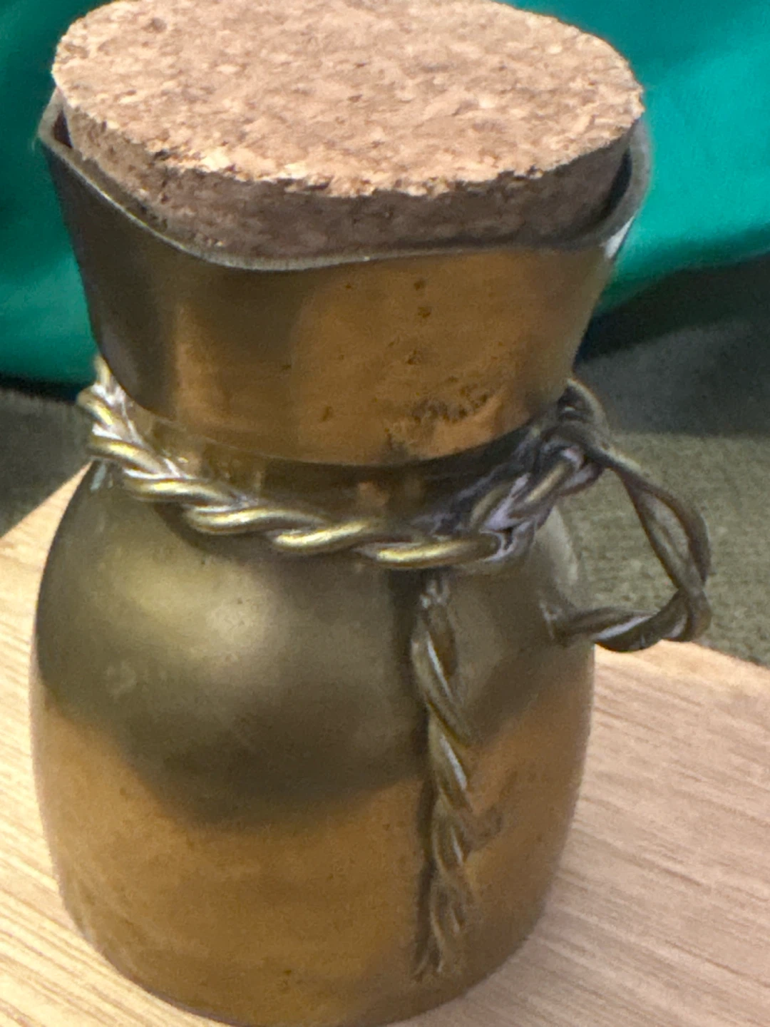 Vintage Brass Decorative Vessel