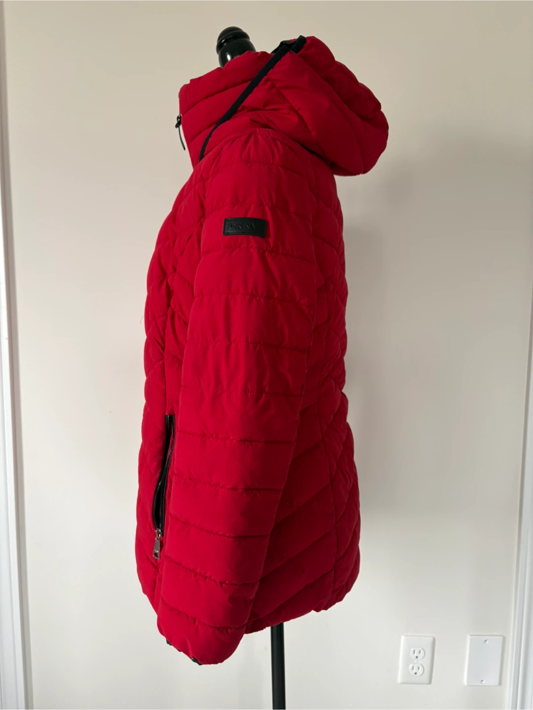 M - DKNY Red Puffer Jacket (excellent Conditions) - photo 3