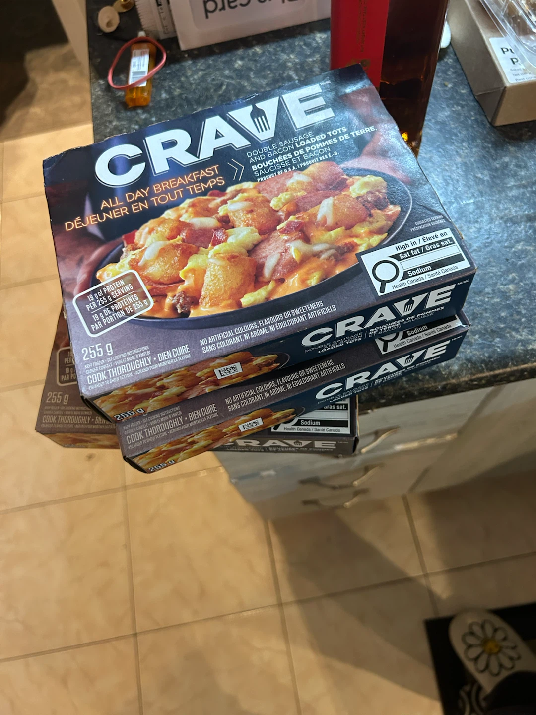 Crave Double Sausage and Bacon Loaded Tots #freecycle