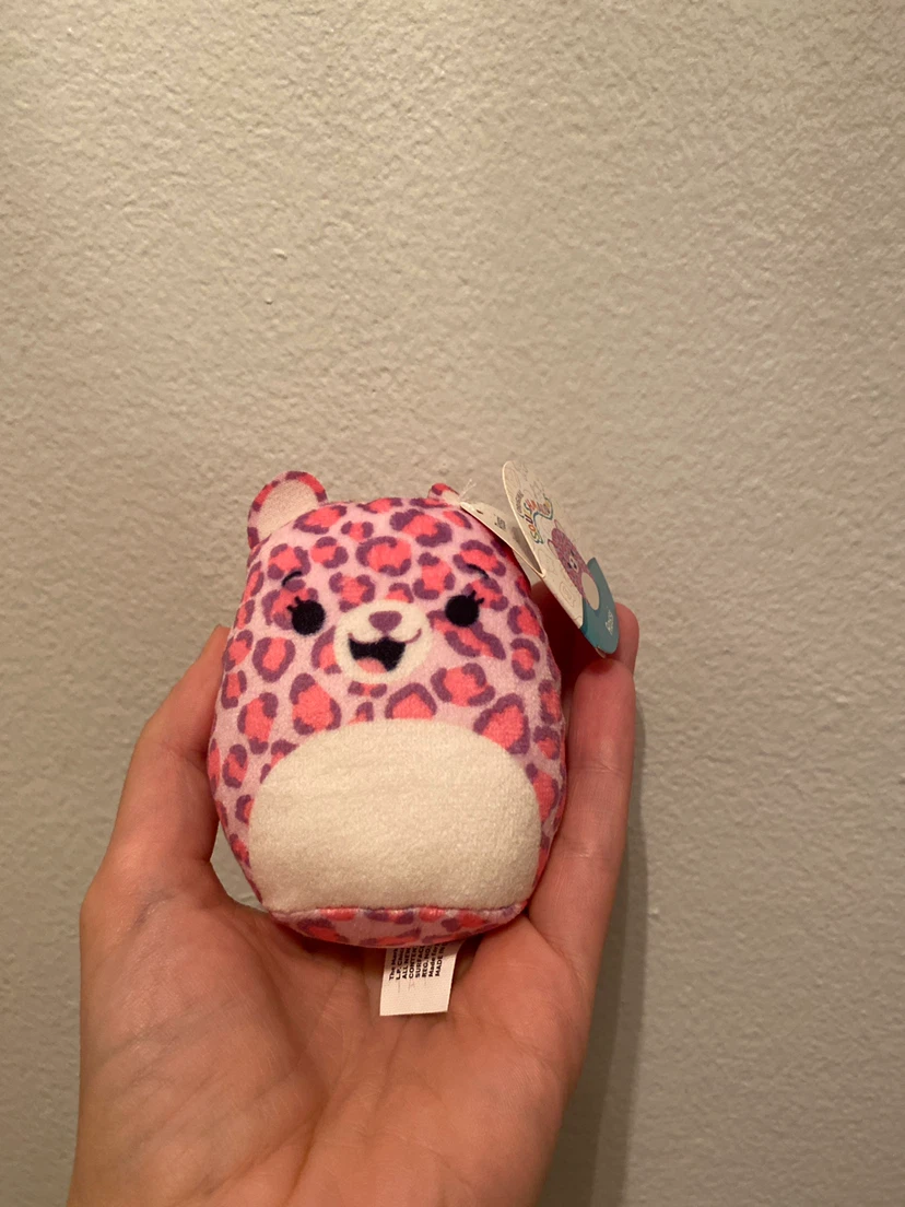 Squishmallows Pink Leopard Plush