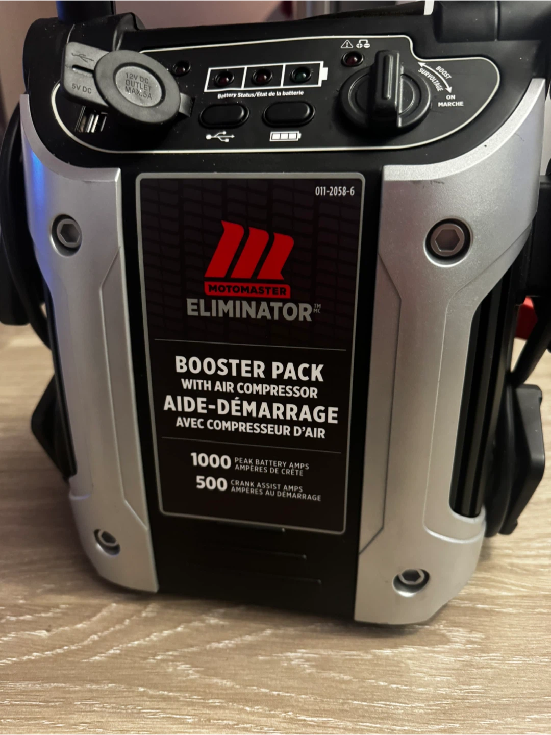 MotoMaster Eliminator Booster Pack with Air Compressor - photo 2
