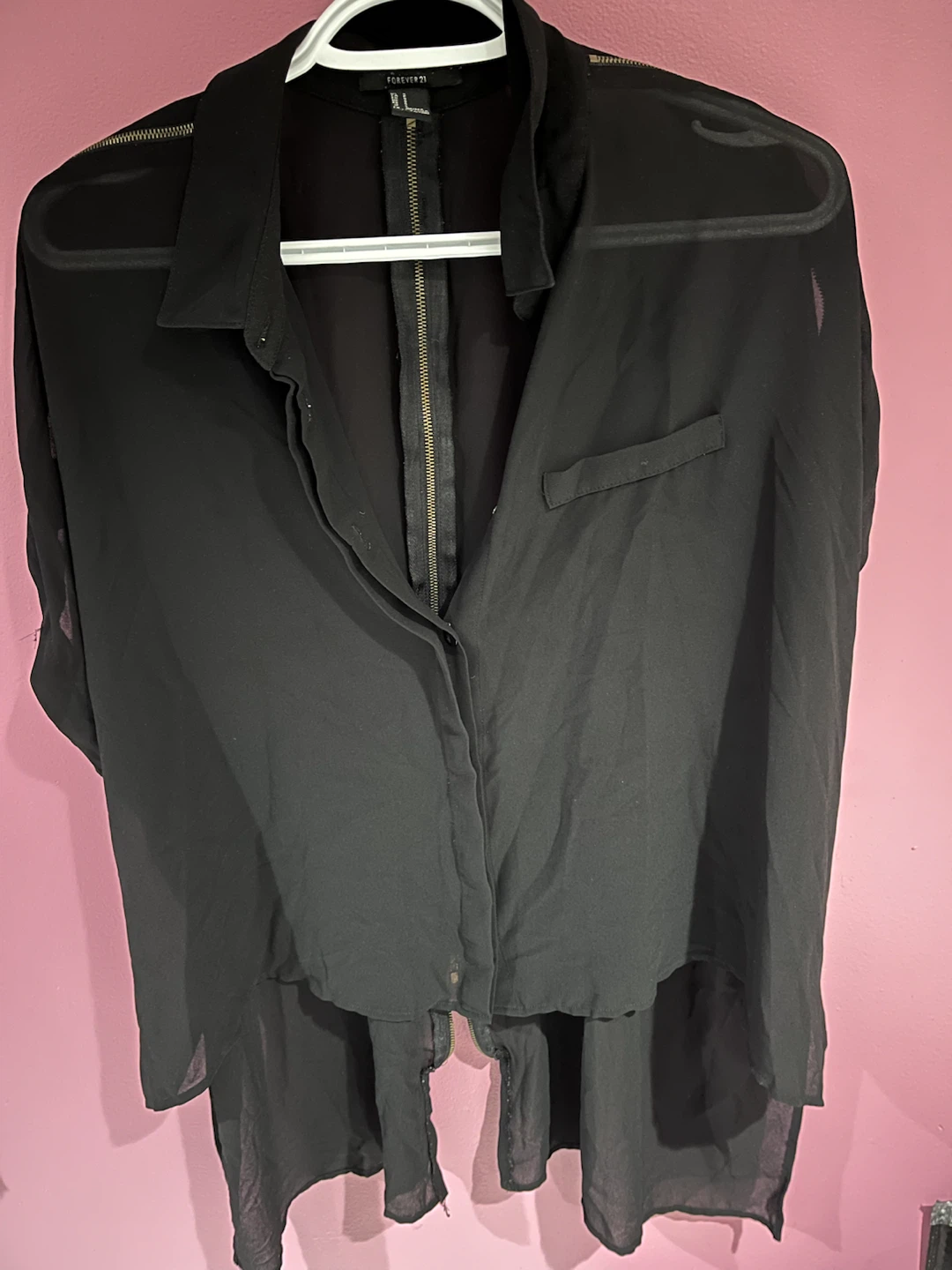 Black Sheer Shirt - photo 2