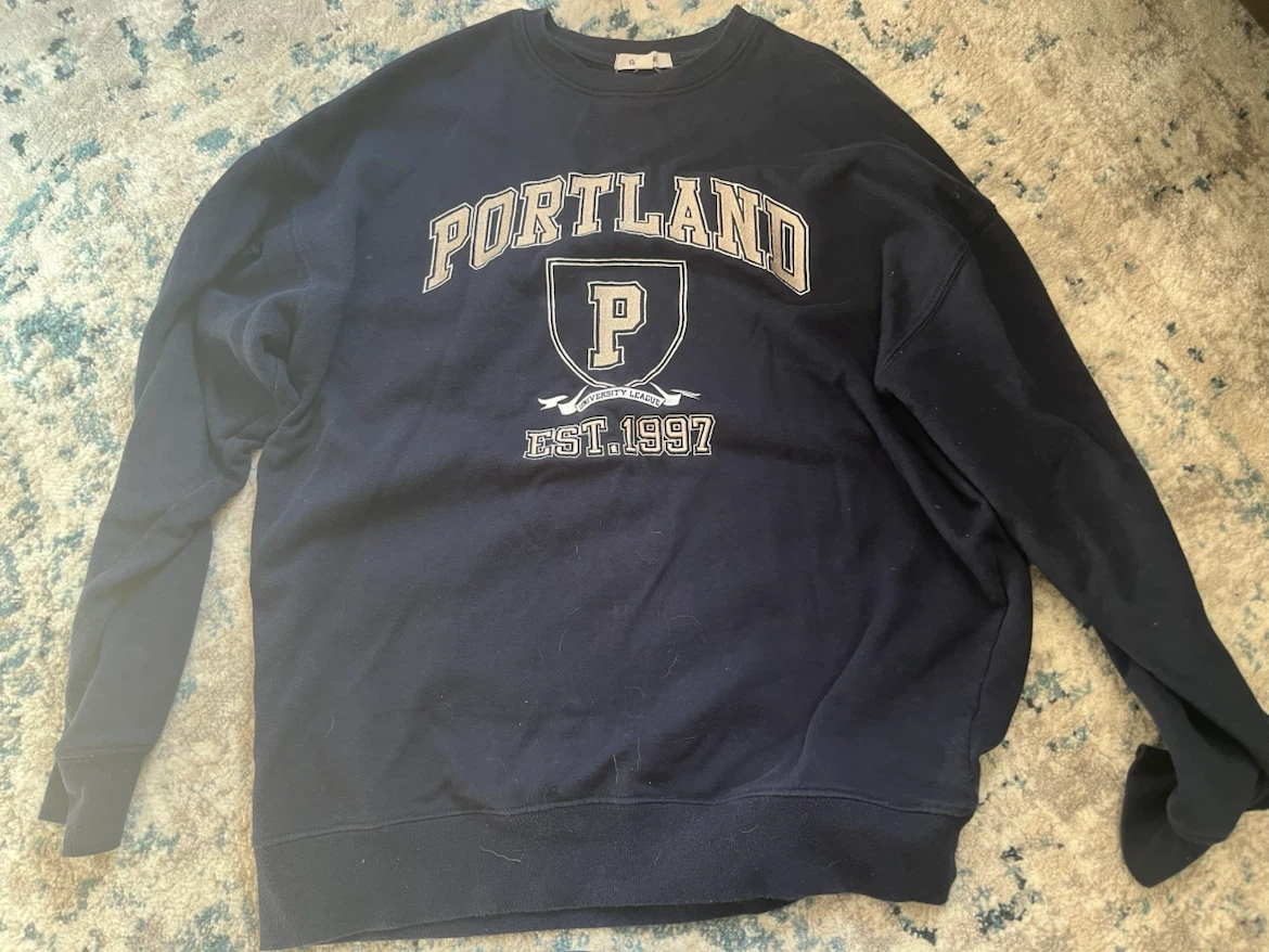 Garage Portland Navy Sweatshirt XS