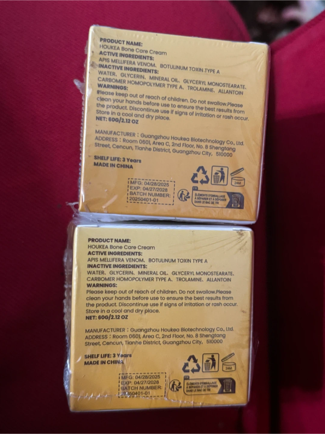 2 Houkea Bone Care Cream Boxes - photo 3