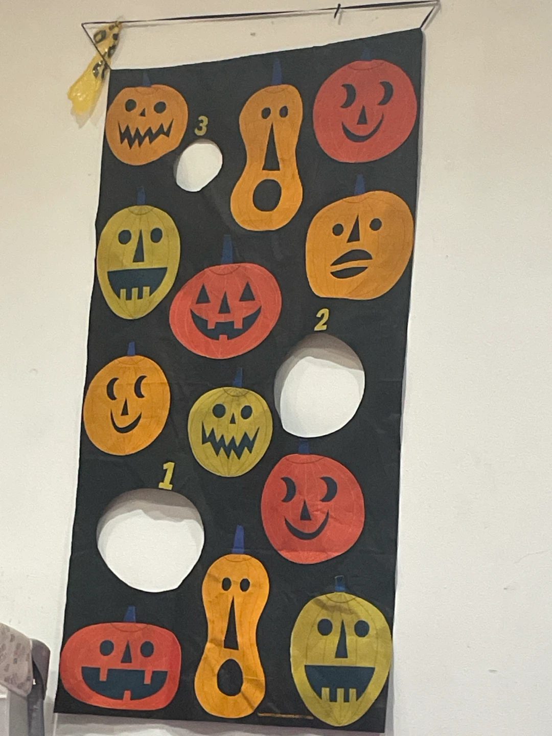 Halloween Pumpkin Toss Game