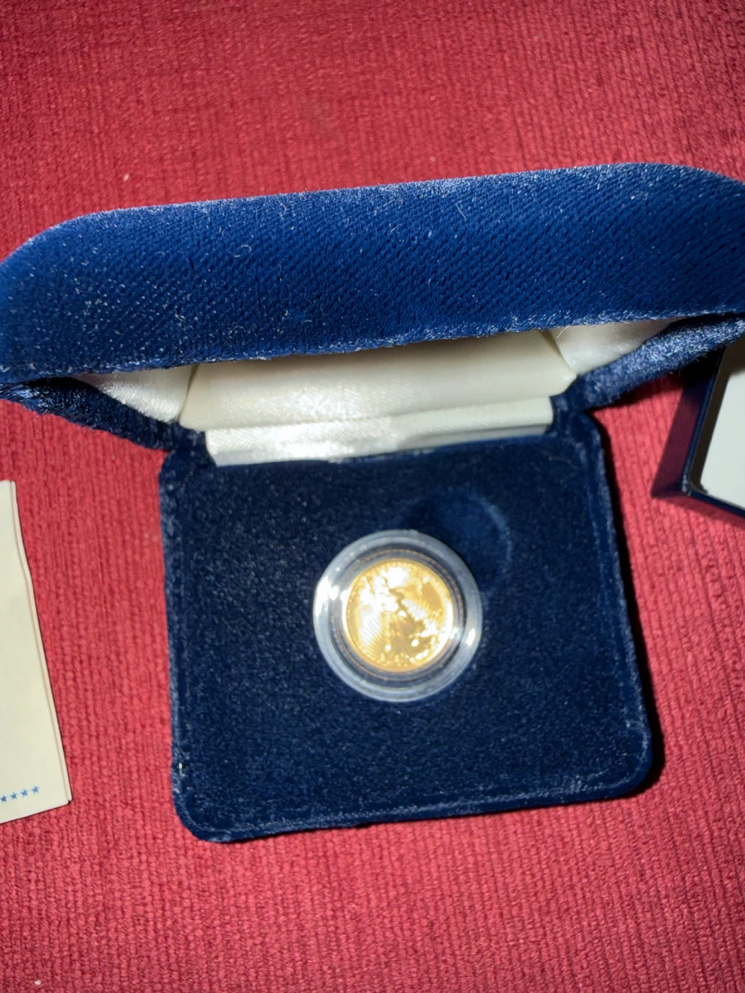 American Eagle Gold Liberty Coin 1/10 Troy Ounce 3.393g 1991