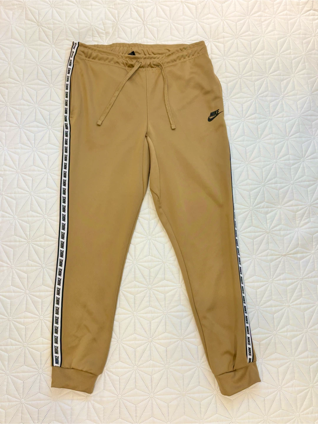 Nike gold Track Pants size men’s small - photo 2
