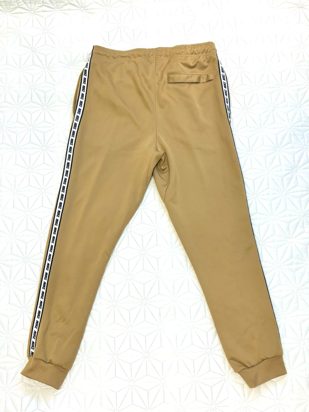 Nike gold Track Pants size men’s small - photo 3