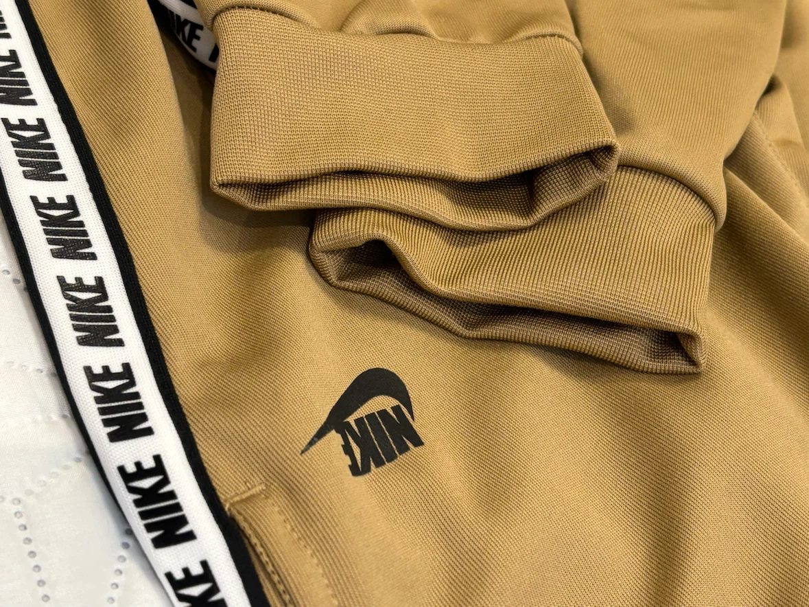 Nike gold Track Pants size men’s small - photo 4