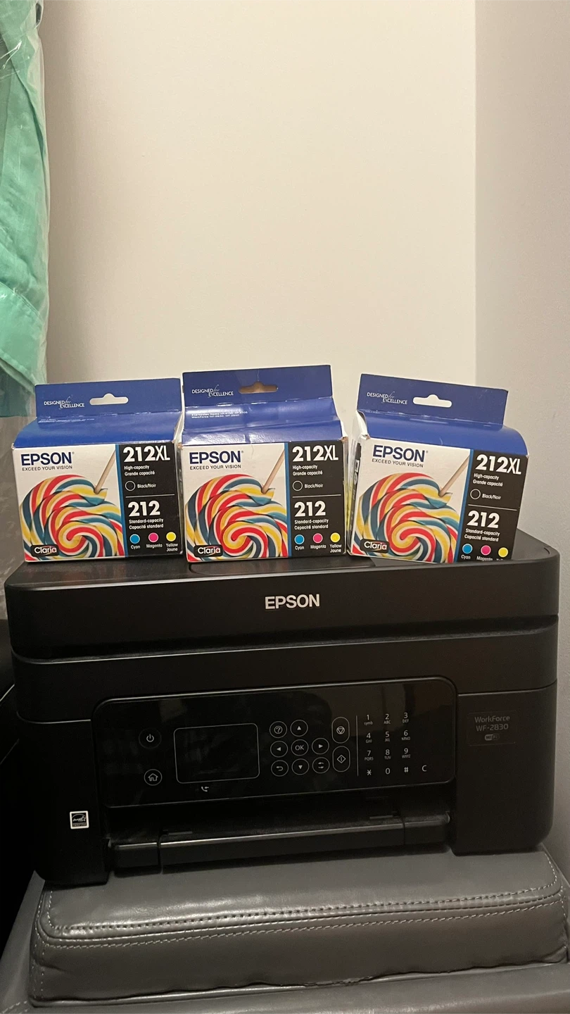 Epson printer with brand new sealed  ink cartridges - photo 4