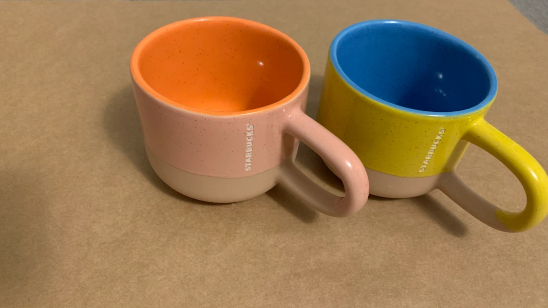 Starbucks Colourful Mugs – Set of 2