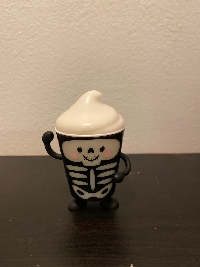 Glow in the Dark Skeleton Coffee Cup Figure