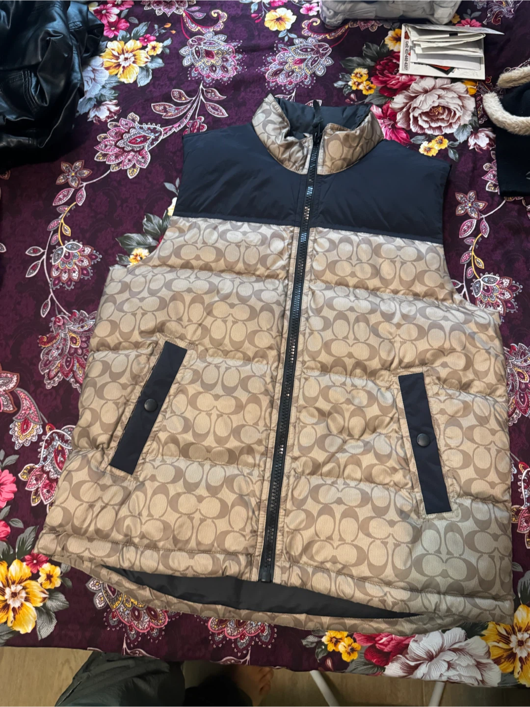Coach Signature Down Vest