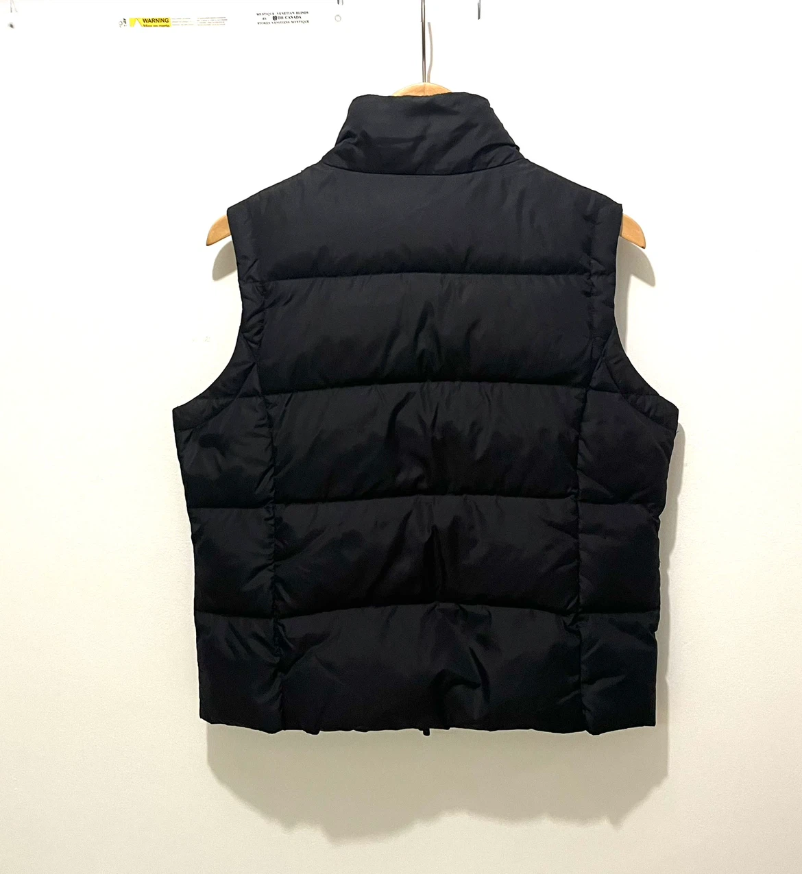 Ladies - Small-Medium Black Down Filled Fall or Winter Vest - photo 2