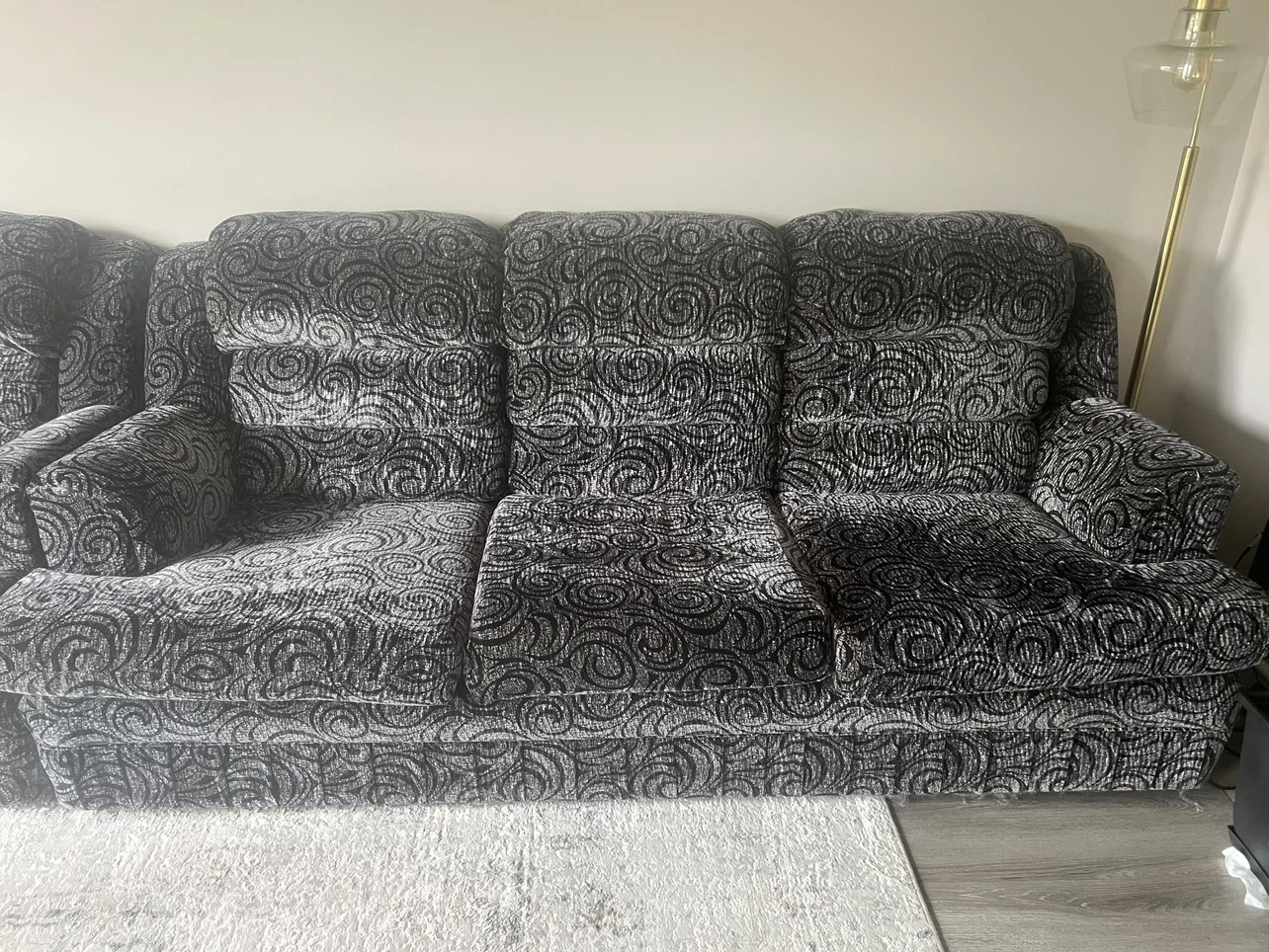 Must go this week — two-piece sofa set: 3-seater + 2-seater