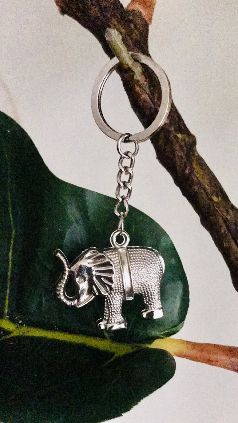 Beautiful Silver Elephant ✨Keychain or Ornament