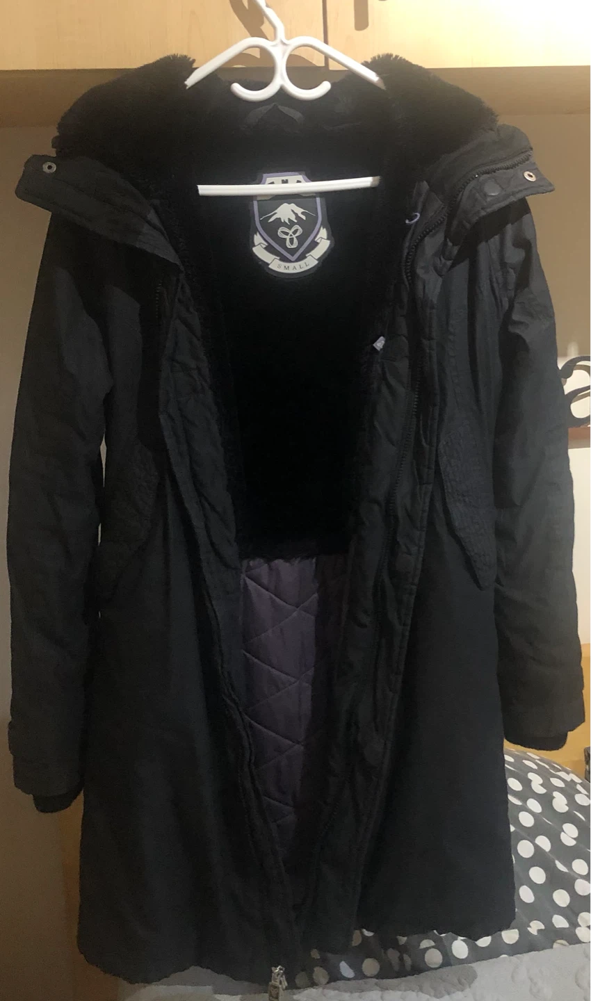 TNA Black Winter Parka