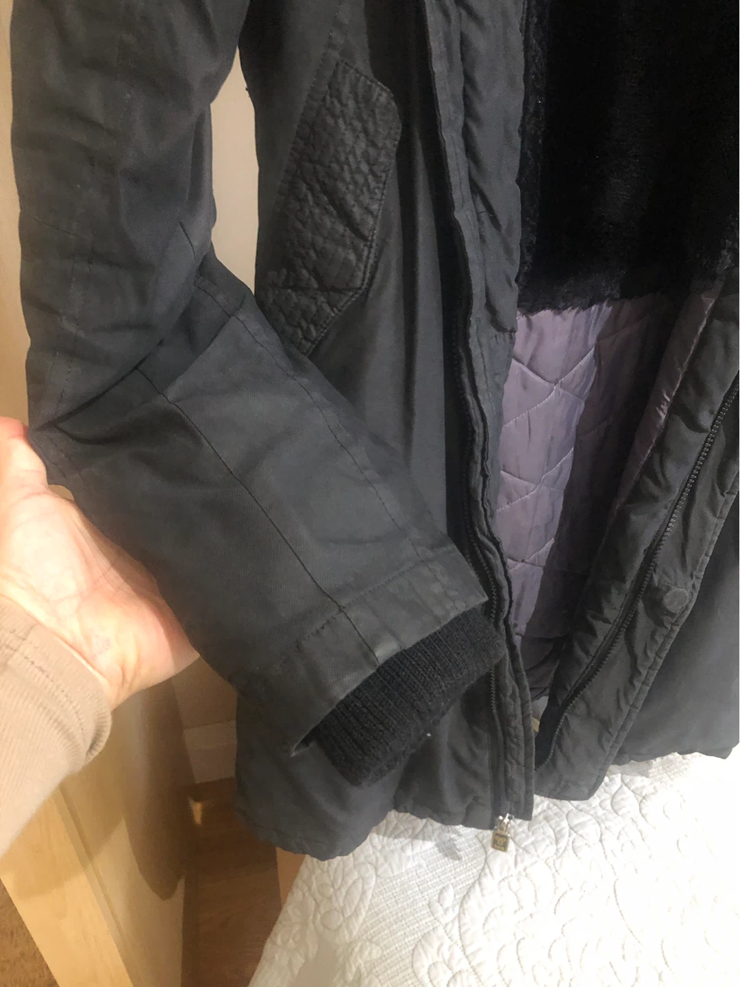 TNA Black Winter Parka - photo 2