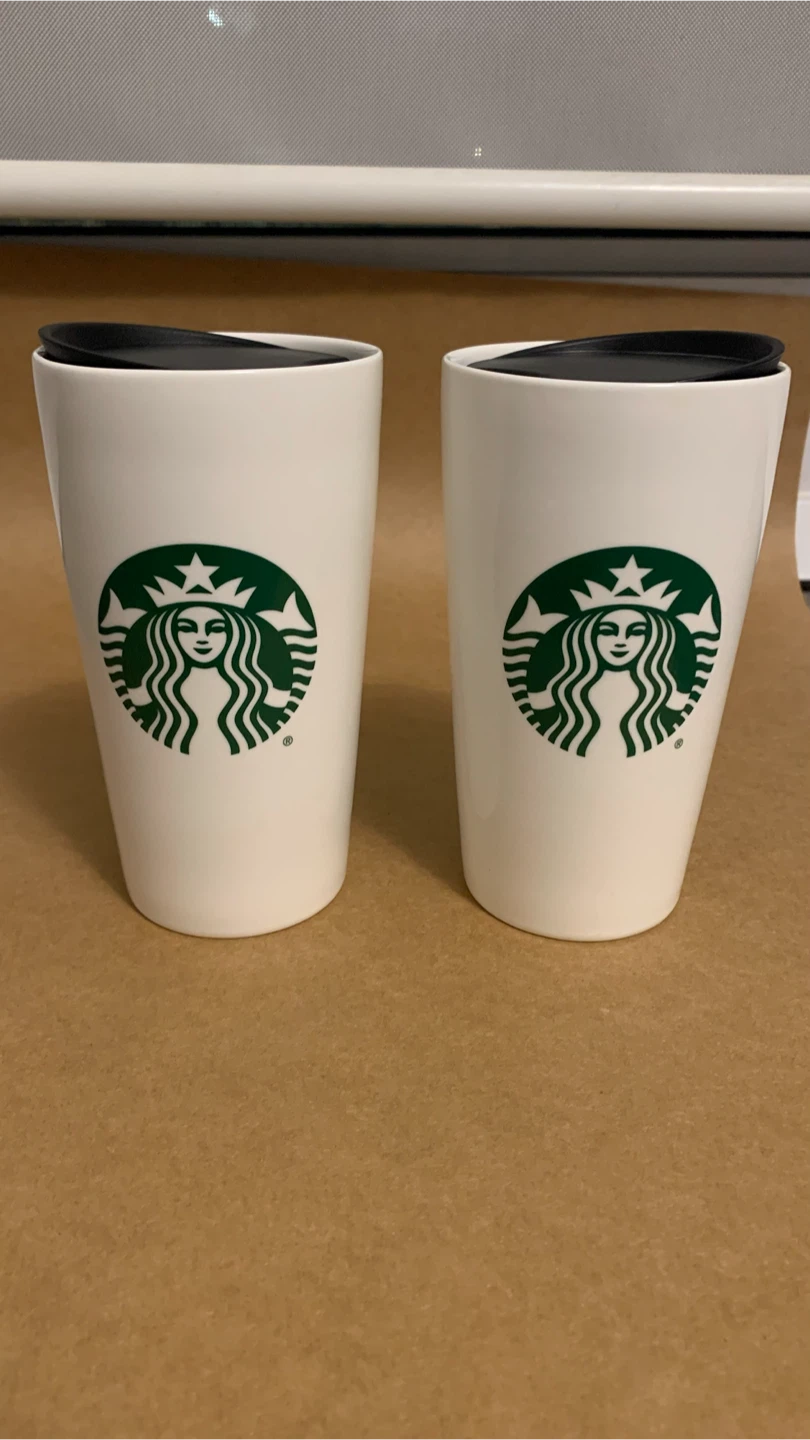 Starbucks Ceramic Tumbler with Lid – Never Used