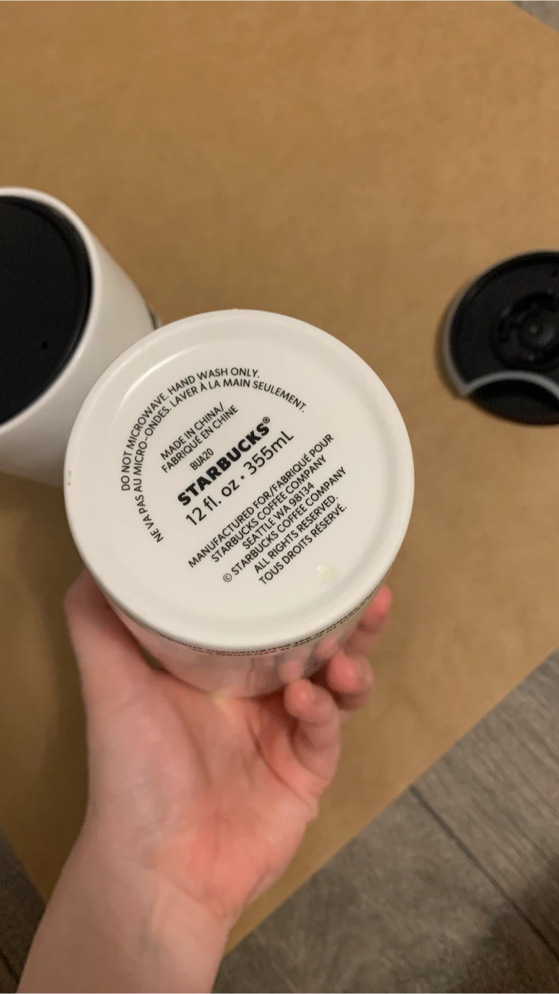 Starbucks Ceramic Tumbler with Lid – Never Used - photo 3