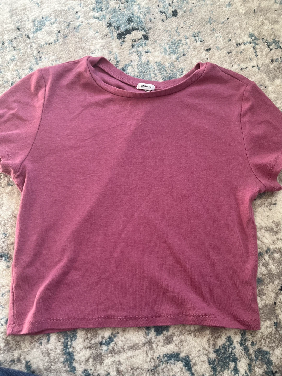 Garage Pink Crop Top