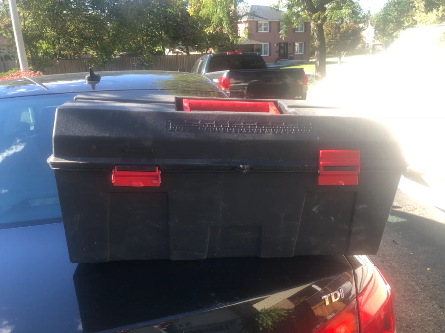 Black Plastic Toolbox - photo 2