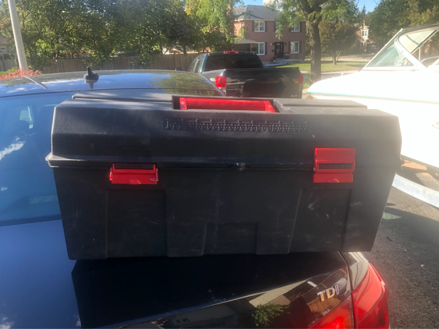 Black Plastic Toolbox