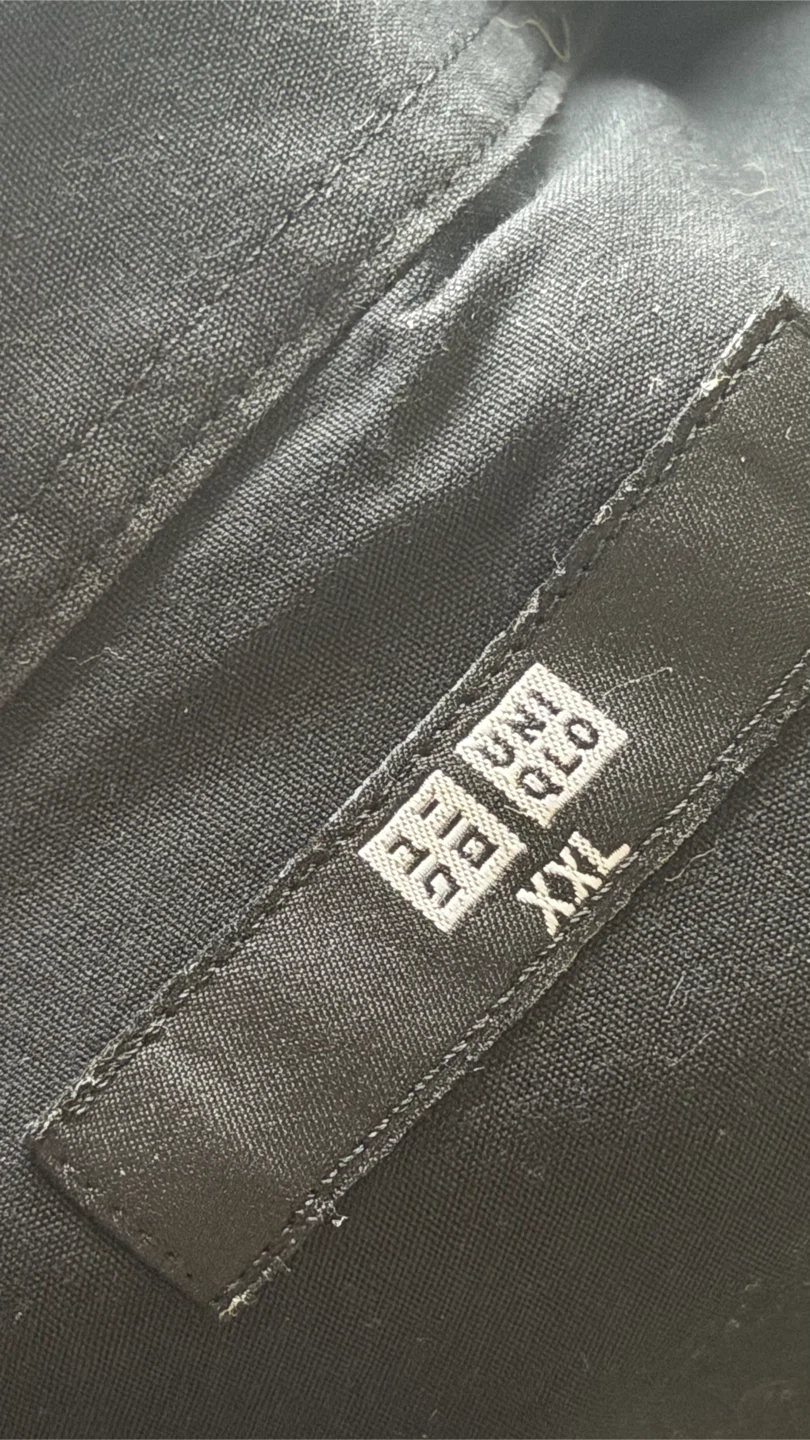 Uniqlo Black Long Sleeve dress Shirt - photo 3