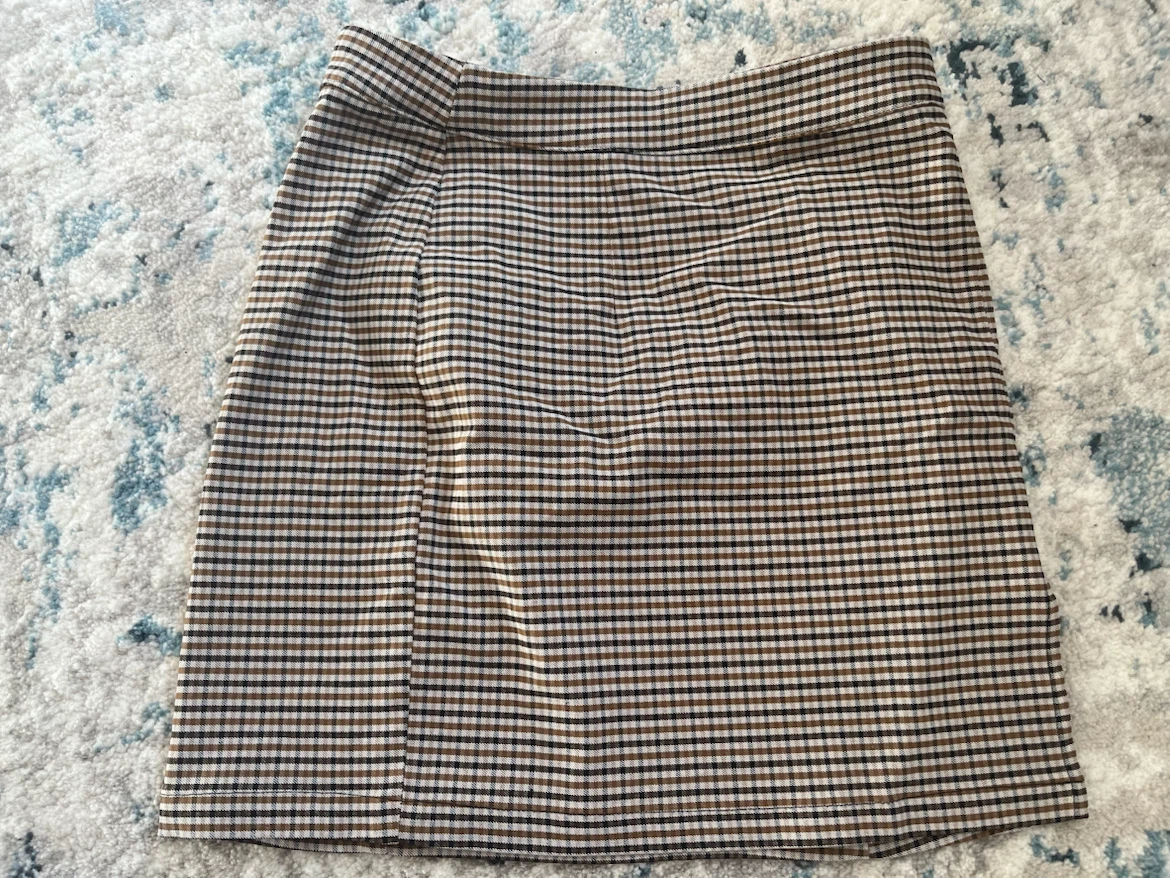 Garage Plaid Mini Skirt