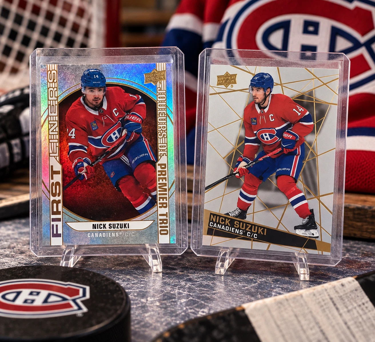 Upper Deck Nick Suzuki Montreal Canadiens Hockey Cards