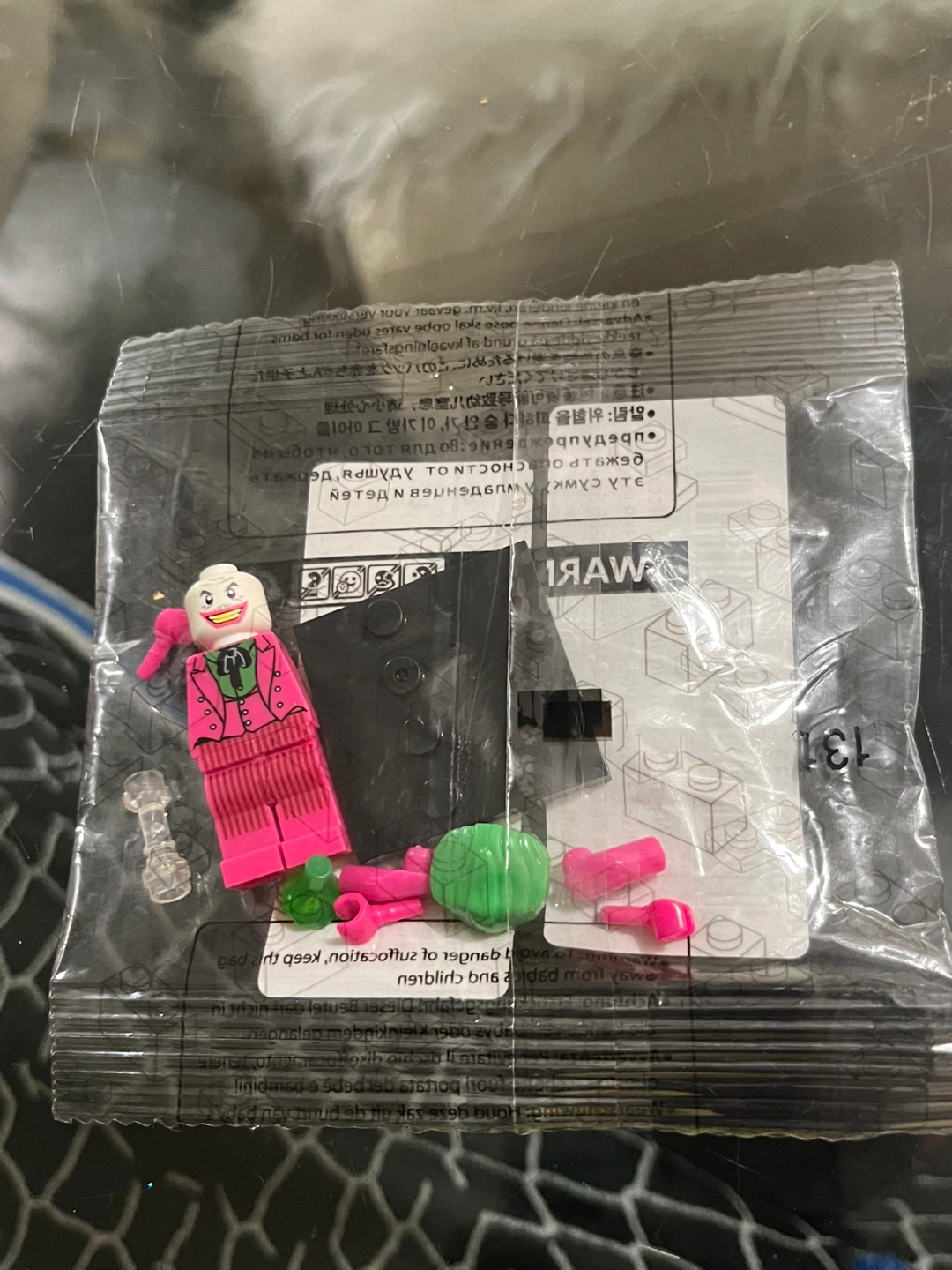Lego joker minifigure