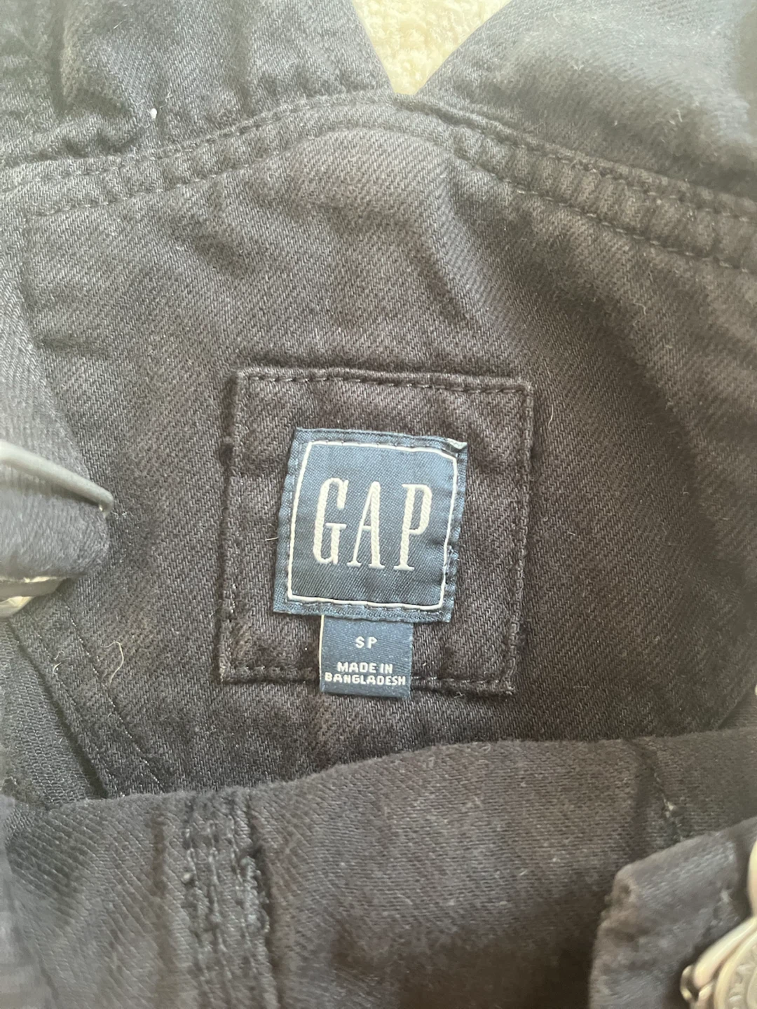 Gap Black Denim Overalls - photo 2