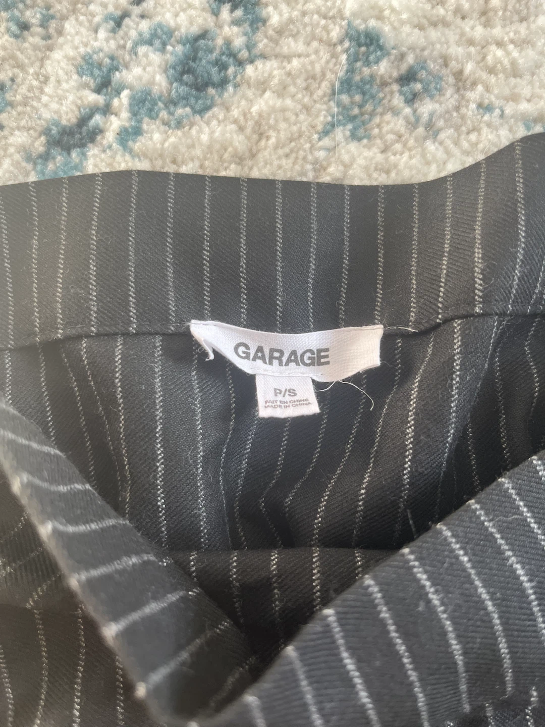 Garage Pinstripe Mini Skirt - photo 2