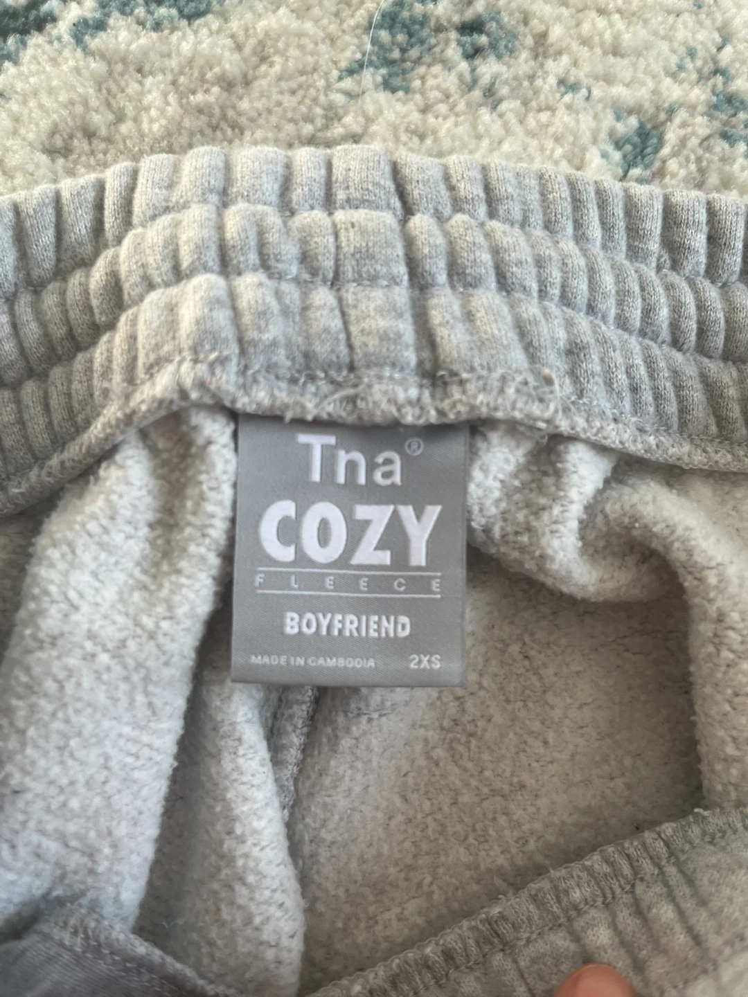 Tna Cozy Fleece Boyfriend Sweatpants - photo 2