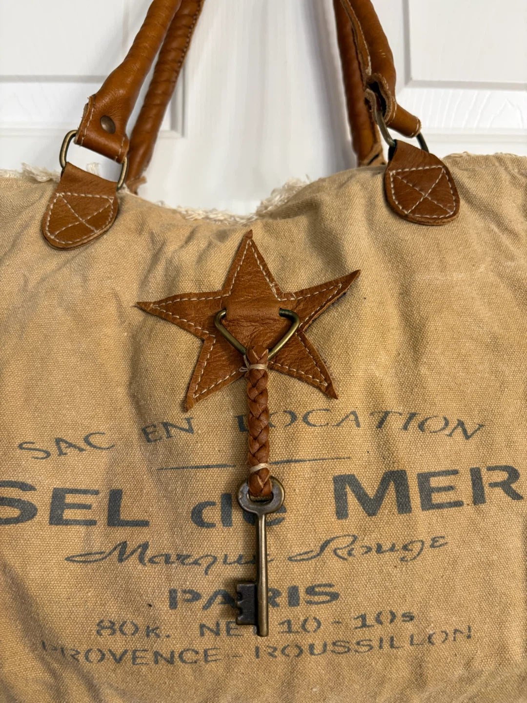 “Sel de Mer” Upcycled Canvas Tote Bag - photo 2