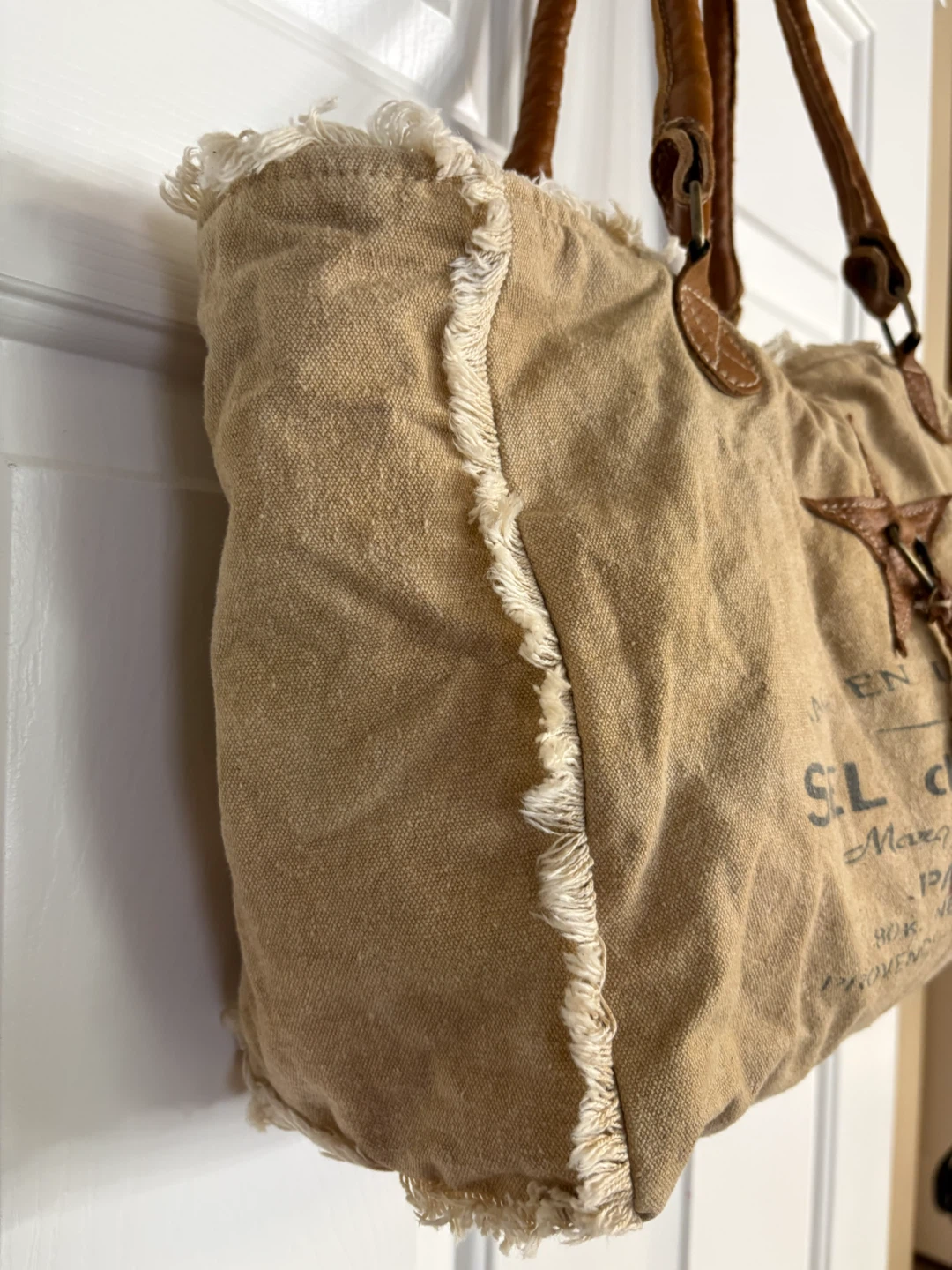 “Sel de Mer” Upcycled Canvas Tote Bag - photo 4